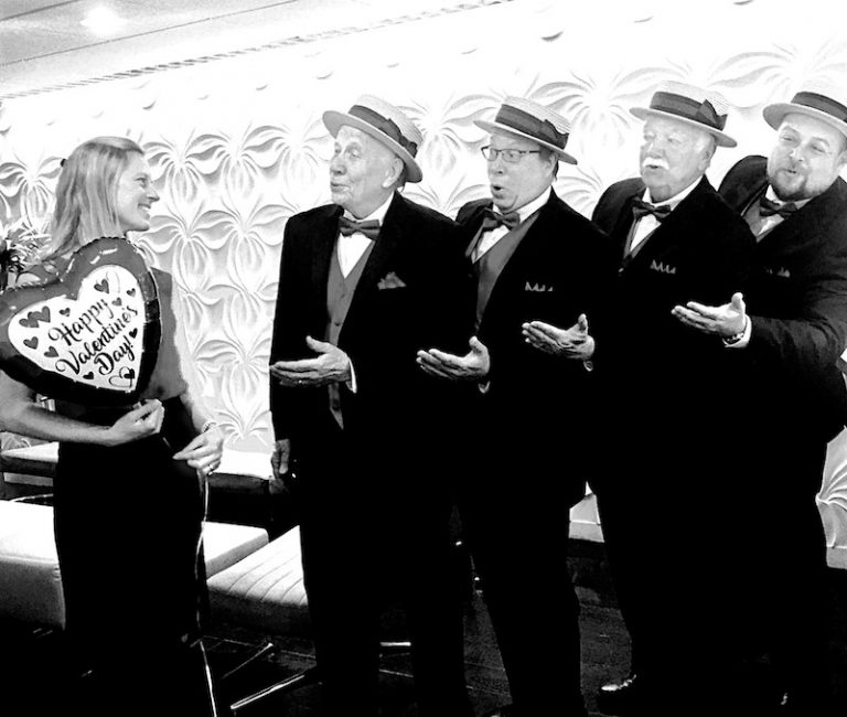 Westside a cappella group delivers personalized singing Valentines