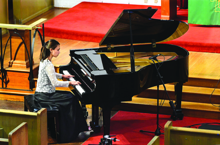 Pianist graces the stage