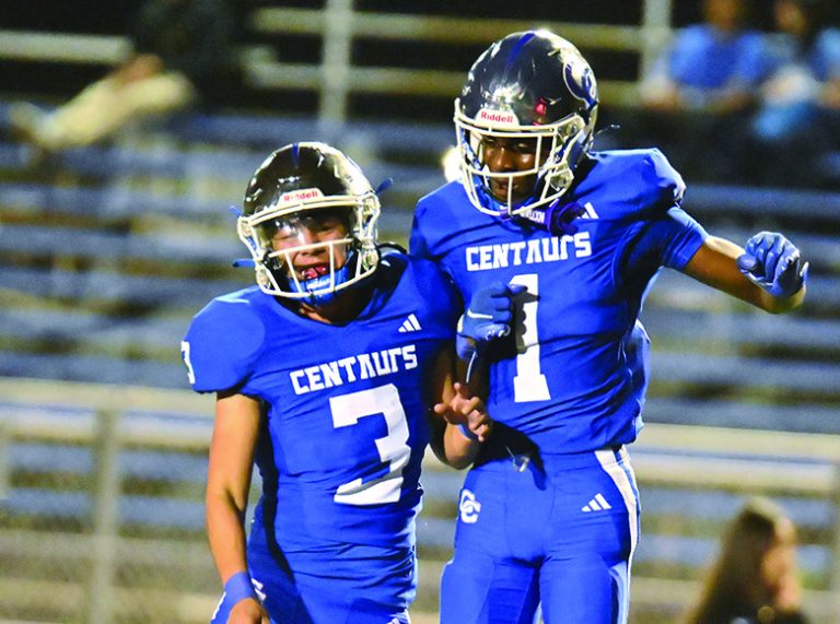 Centaur football battles  No. 18 Leuzinger